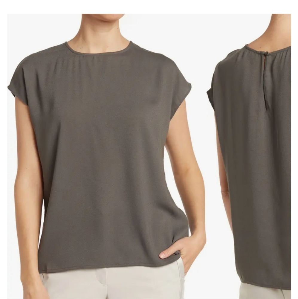 Halogen Cap Sleeve Blouse